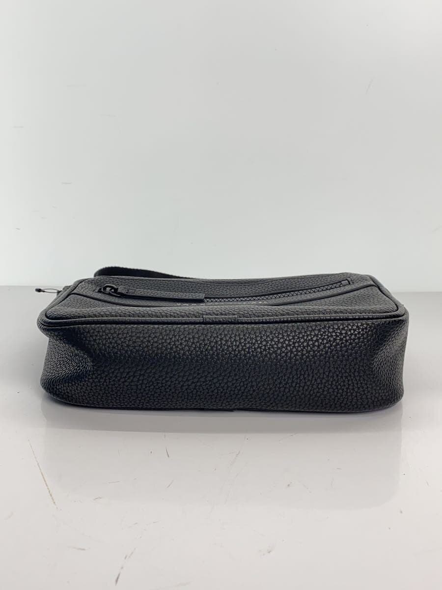 TOMMY HILFIGER Shoulder Bag Faux Leather BLK 4