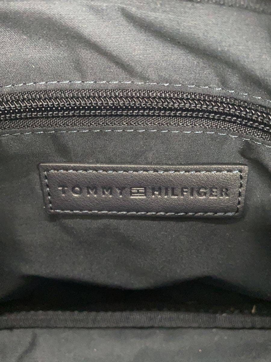 TOMMY HILFIGER Shoulder Bag Faux Leather BLK 5