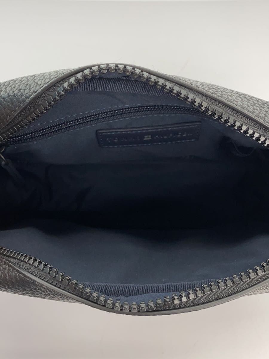 TOMMY HILFIGER Shoulder Bag Faux Leather BLK 6