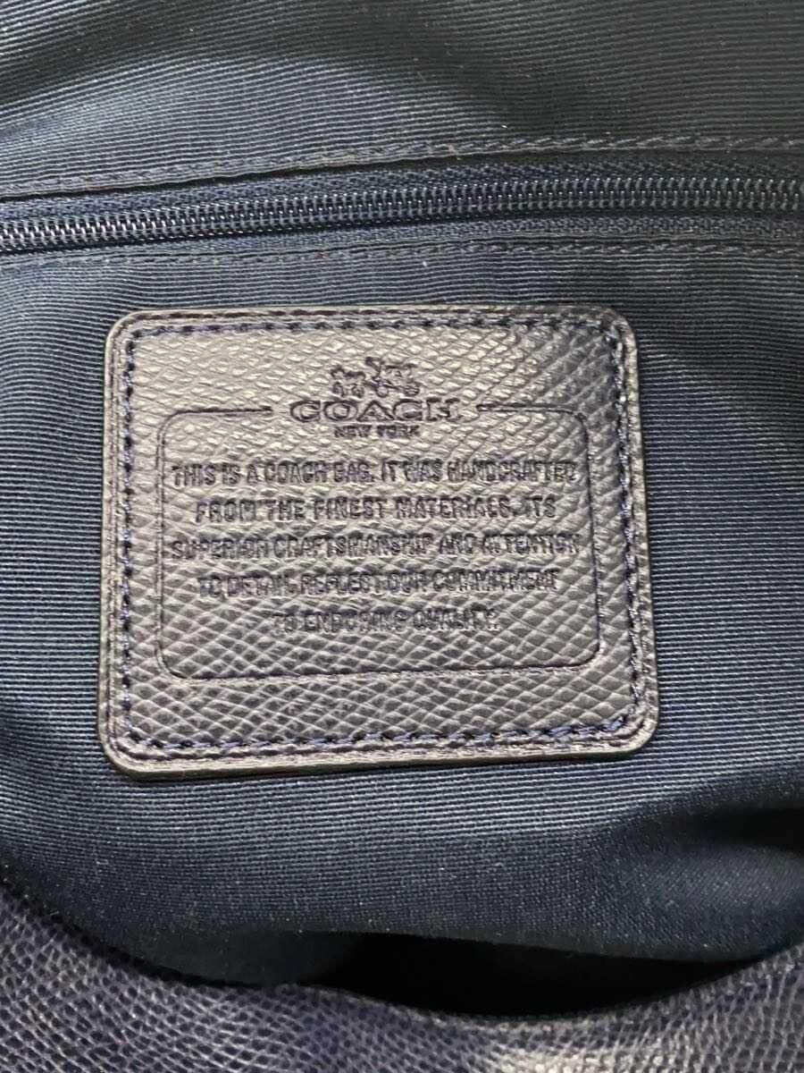 COACH Boston Bag_Art_Floral Pattern Leather Navy F37482 5