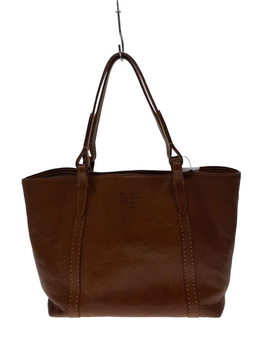 GENTEN Tote Bag Tool Logo Leather BRW