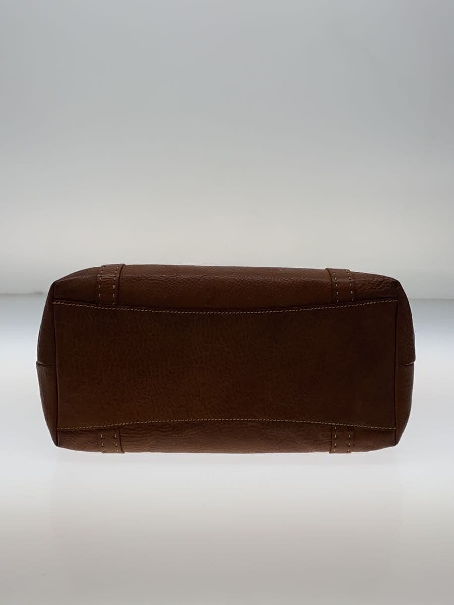 GENTEN Tote Bag Tool Logo Leather BRW 4