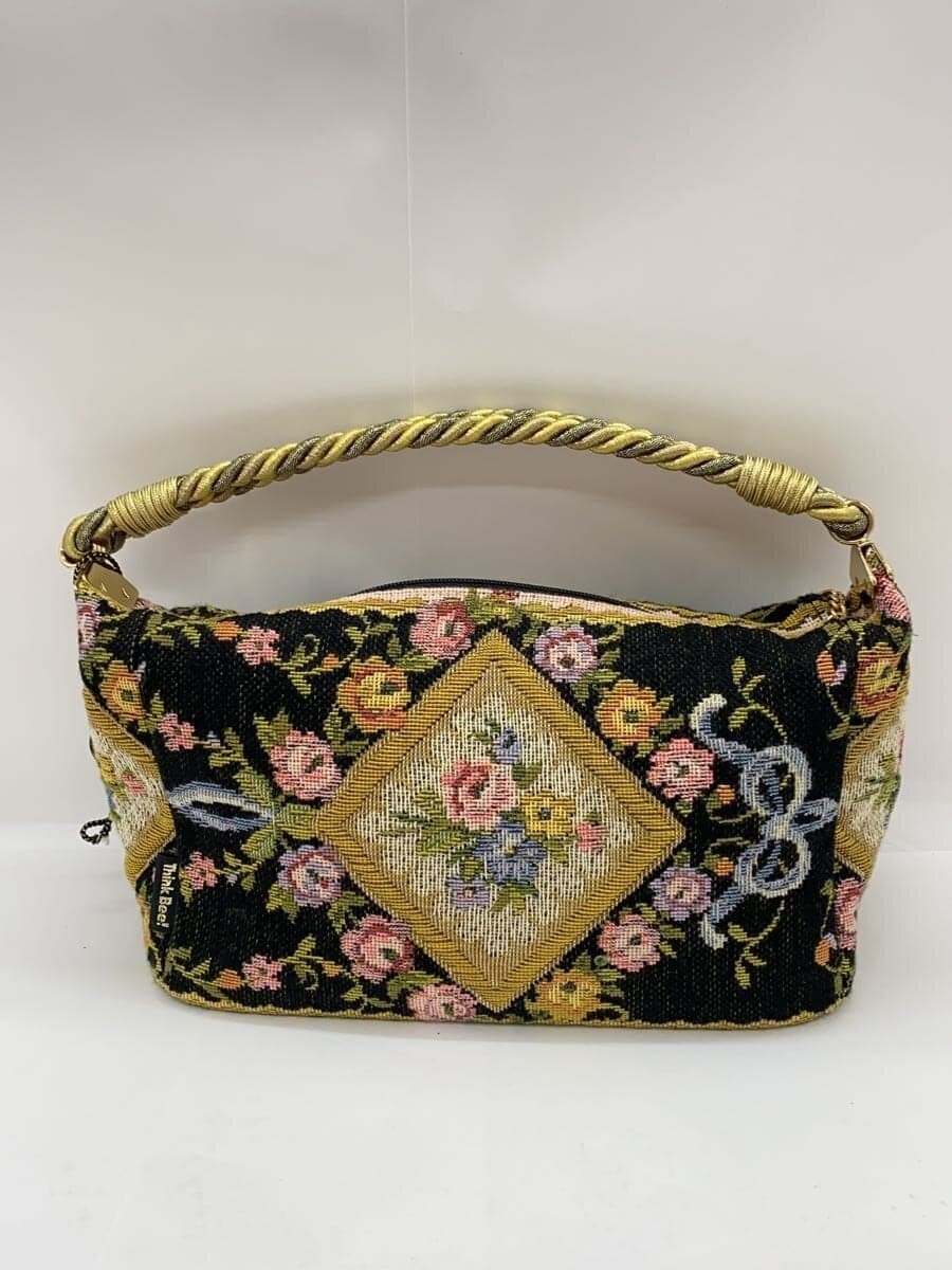Think Bee!Handbag BLK All Over Pattern 3