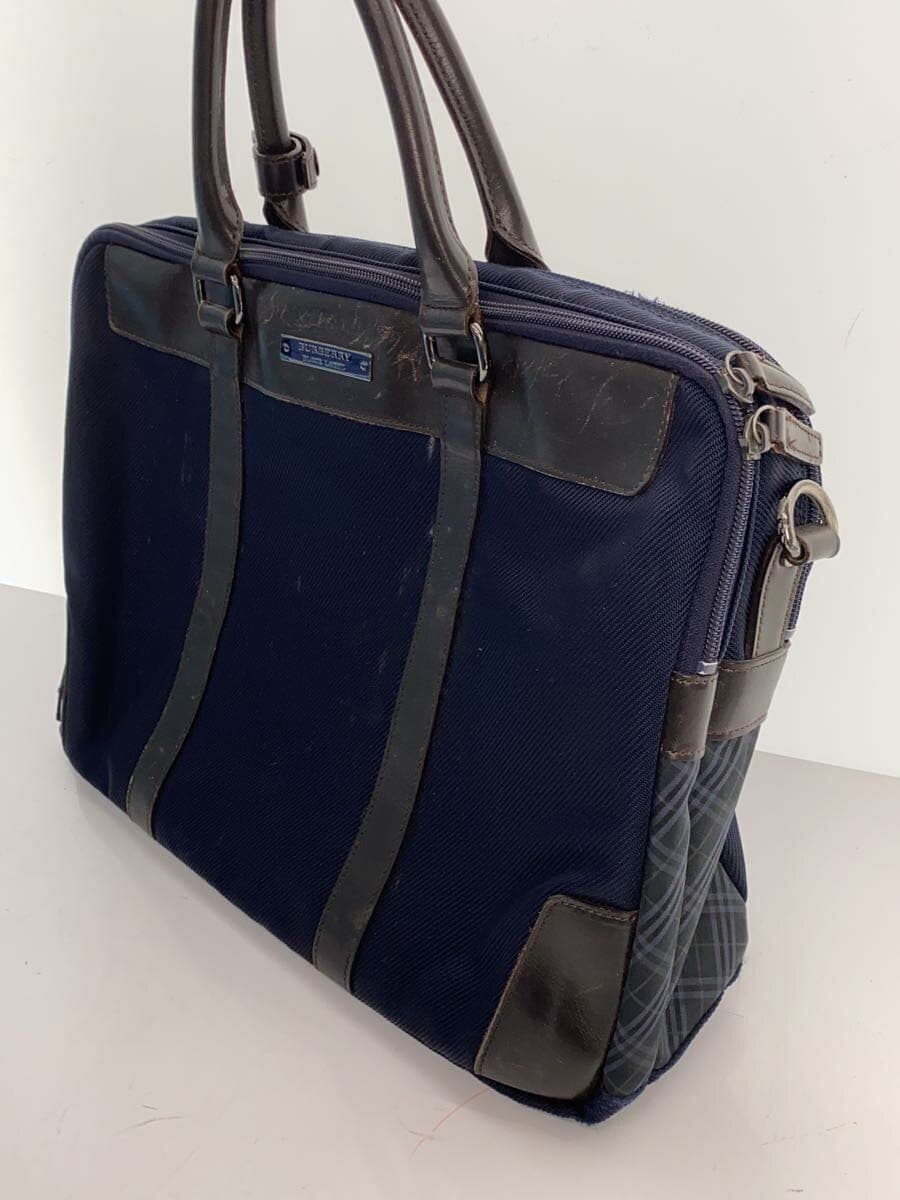 BURBERRY BLACK LABEL Briefcase NVY Solid 2