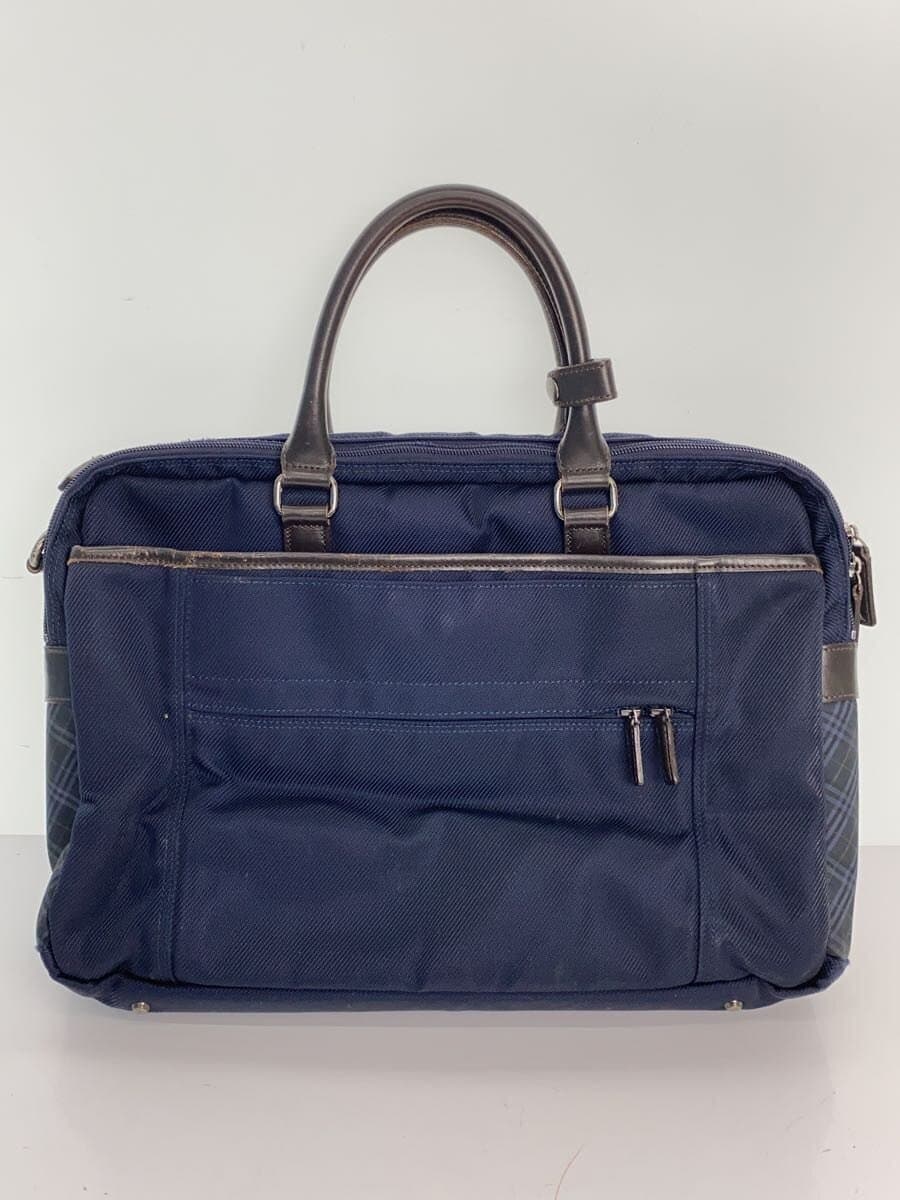 BURBERRY BLACK LABEL Briefcase NVY Solid 3