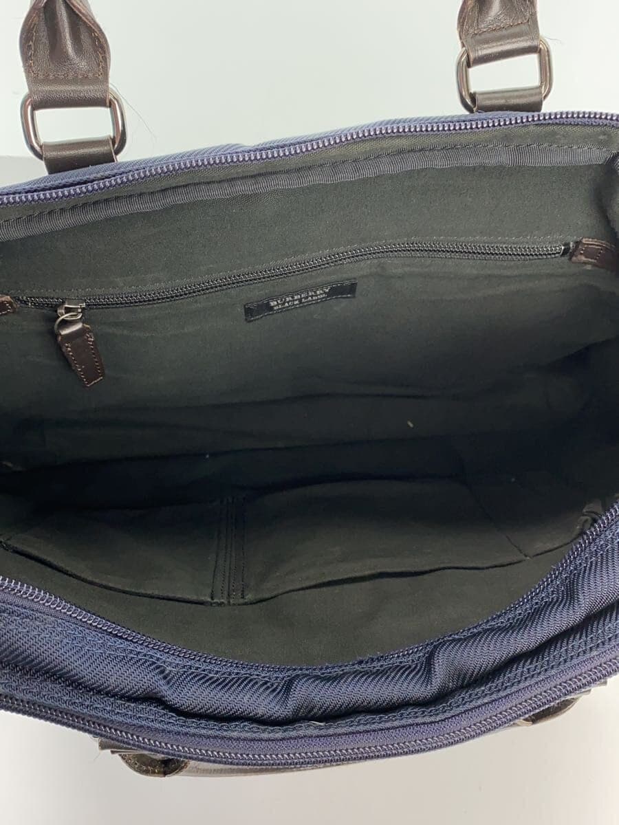 BURBERRY BLACK LABEL Briefcase NVY Solid 6