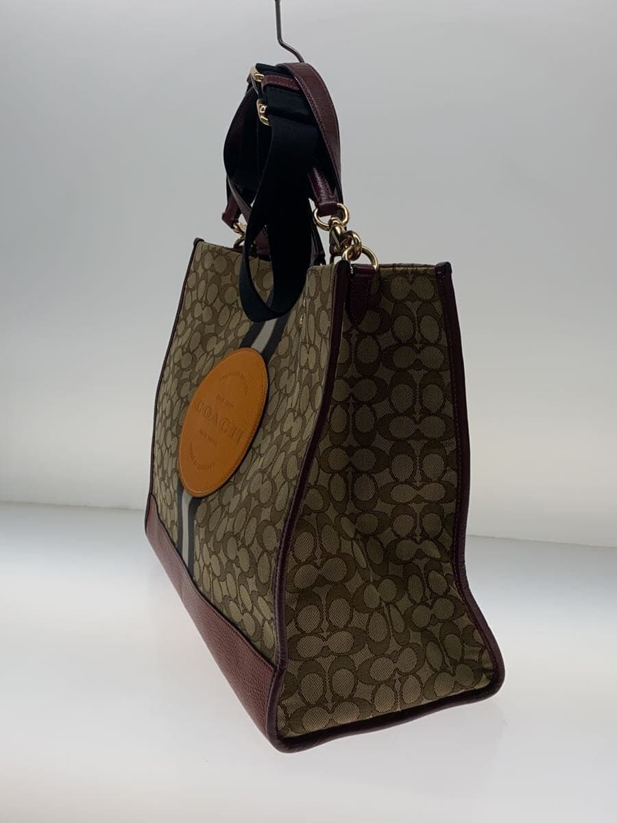 COACH Signature Jacquard Dempsey Tote BRW All-over pattern C1548 2