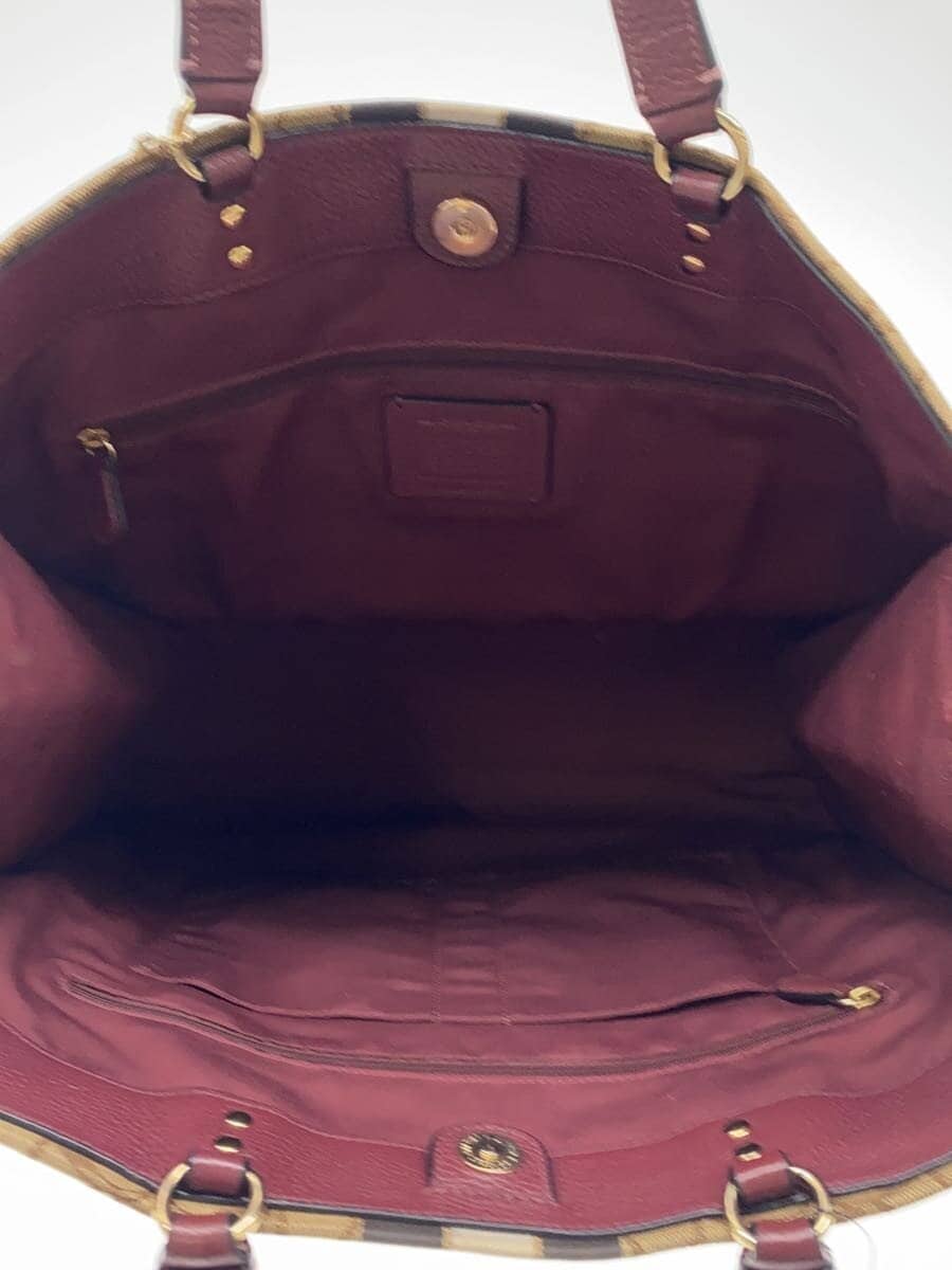 COACH Signature Jacquard Dempsey Tote BRW All-over pattern C1548 6