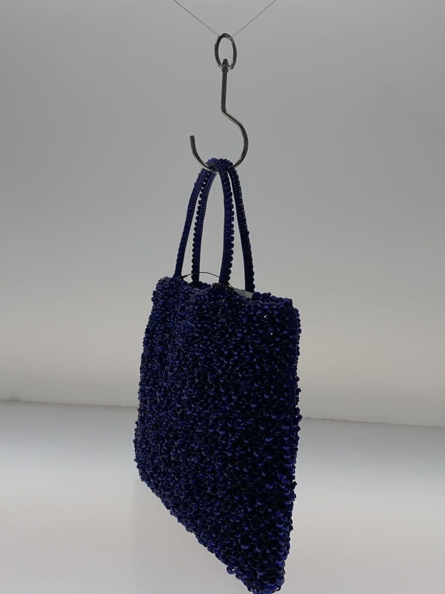 ANTEPRIMA wire bag handbag -- BLUE plain with pouch 2