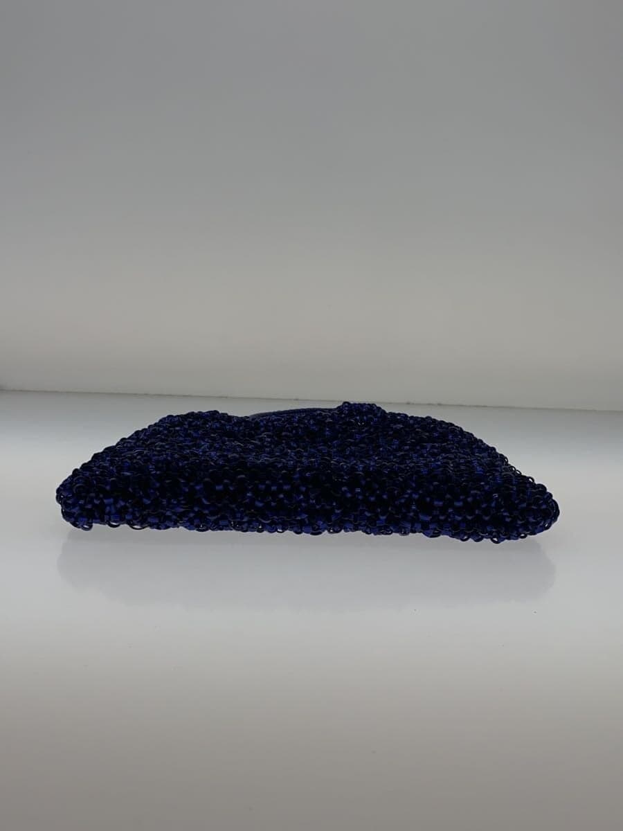 ANTEPRIMA wire bag handbag -- BLUE plain with pouch 4