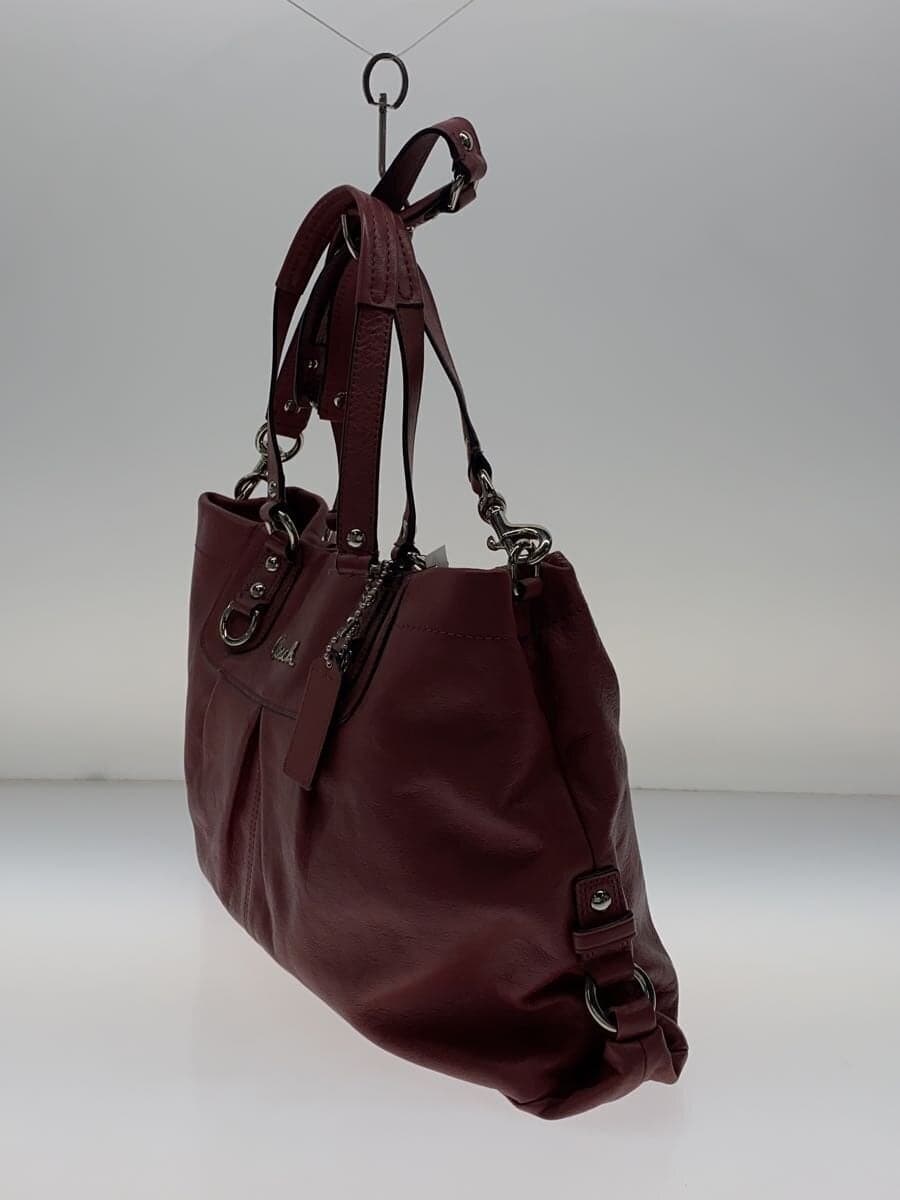 COACH Tote Bag - All Leather Leather PNK F15513 2