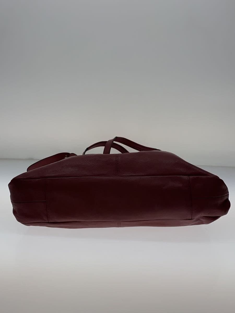 COACH Tote Bag - All Leather Leather PNK F15513 4