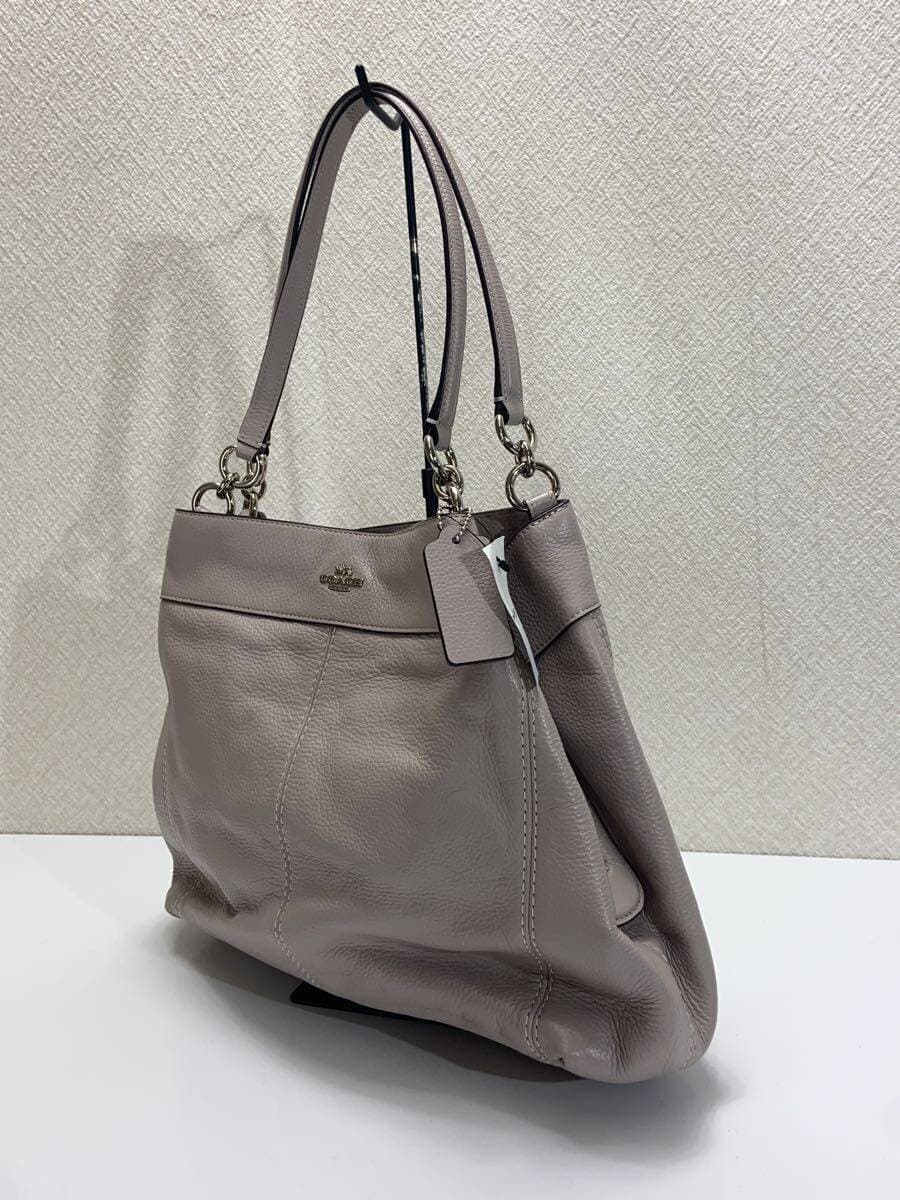COACH Lexi Shoulder Bag_Ivory Leather GRY Solid 2