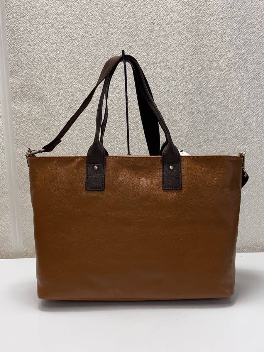 PRAIRIE GINZA Tote Bag Cowhide BRW Solid NA54350 3