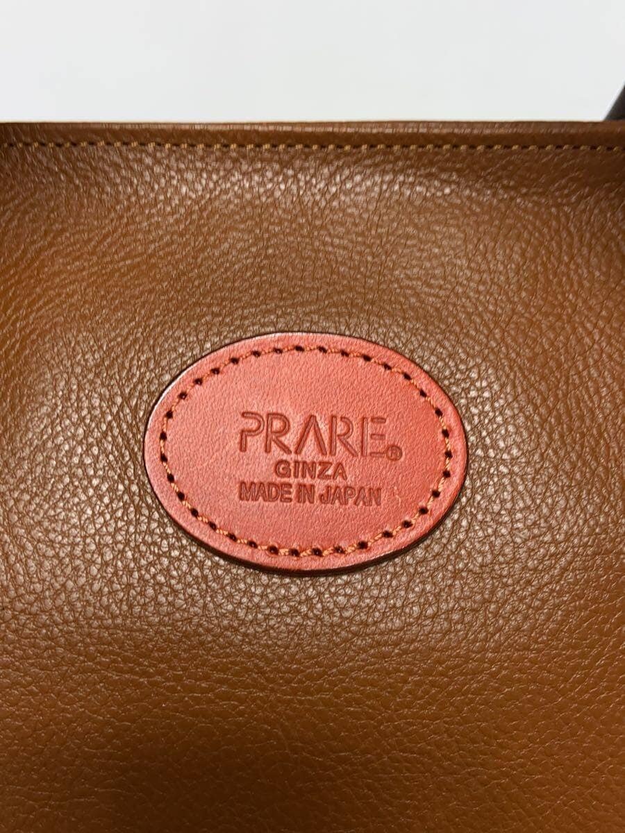 PRAIRIE GINZA Tote Bag Cowhide BRW Solid NA54350 5