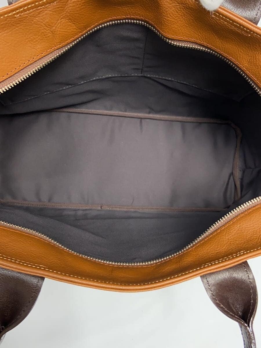 PRAIRIE GINZA Tote Bag Cowhide BRW Solid NA54350 6