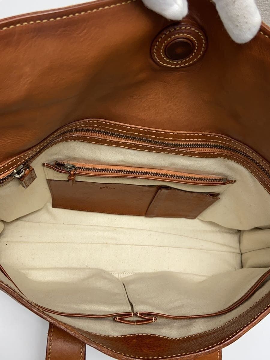 GENTEN Tote Bag Leather BRW 6