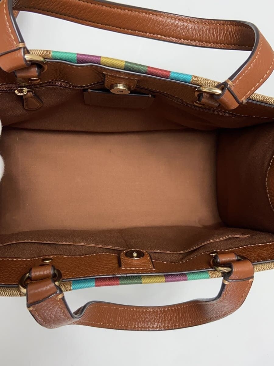 COACH Dempsey Carryall_Signature_With Strap and COACH Patch Canvas BRW 6