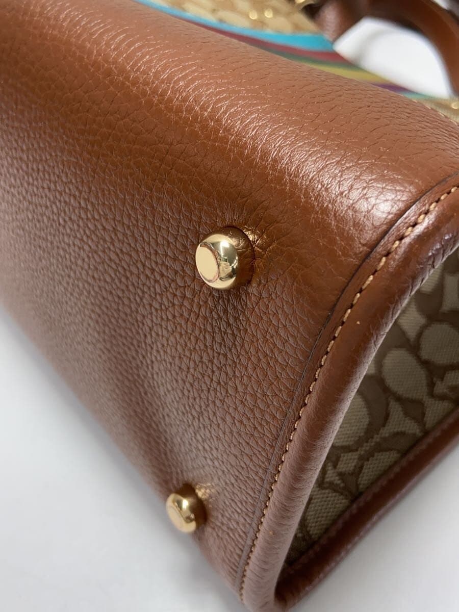 COACH Dempsey Carryall_Signature_With Strap and COACH Patch Canvas BRW 7