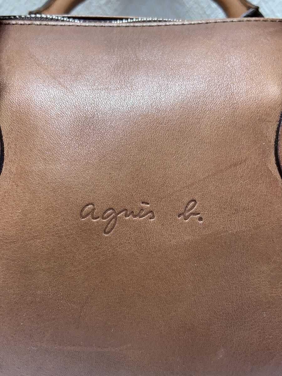agnes b. Handbag BRW Solid 5