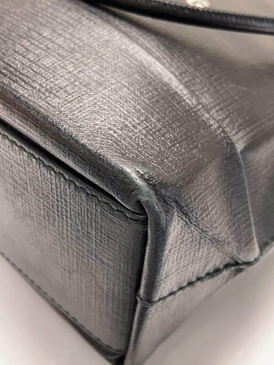 BALENCIAGA Handbag Leather BLK Solid 7