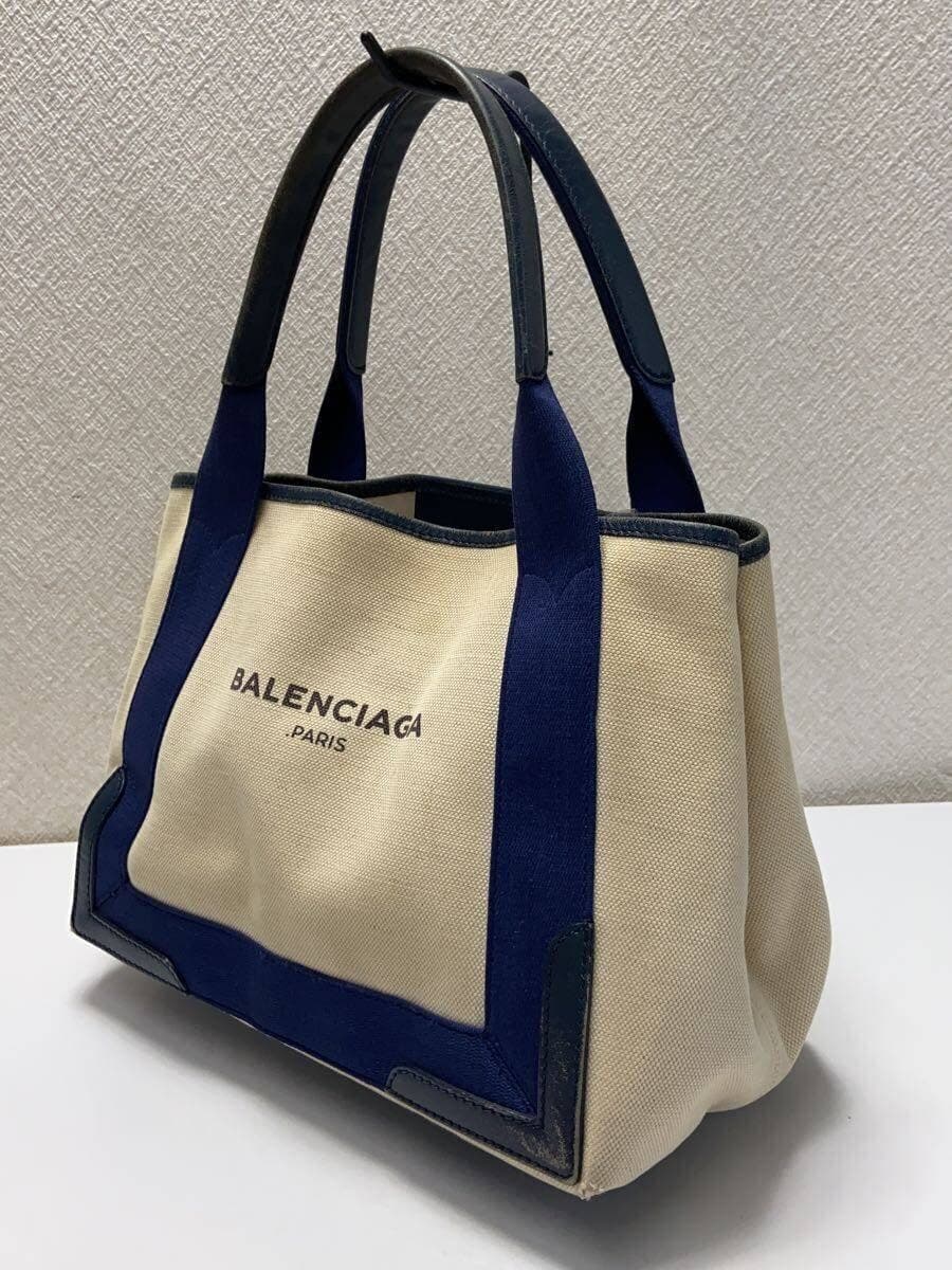 BALENCIAGA Tote Bag Canvas IVO Solid 339933-4065 2
