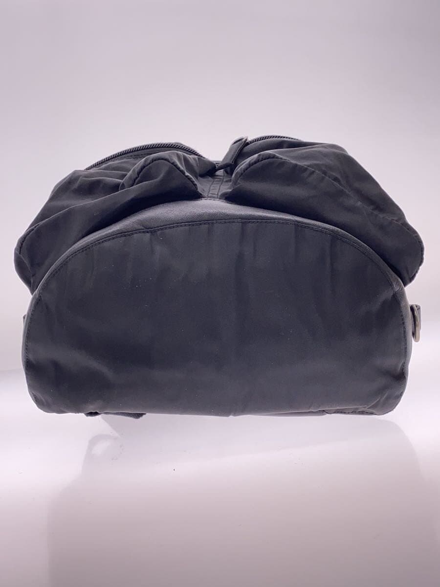 PRADA Backpack Nylon BLK V164 4