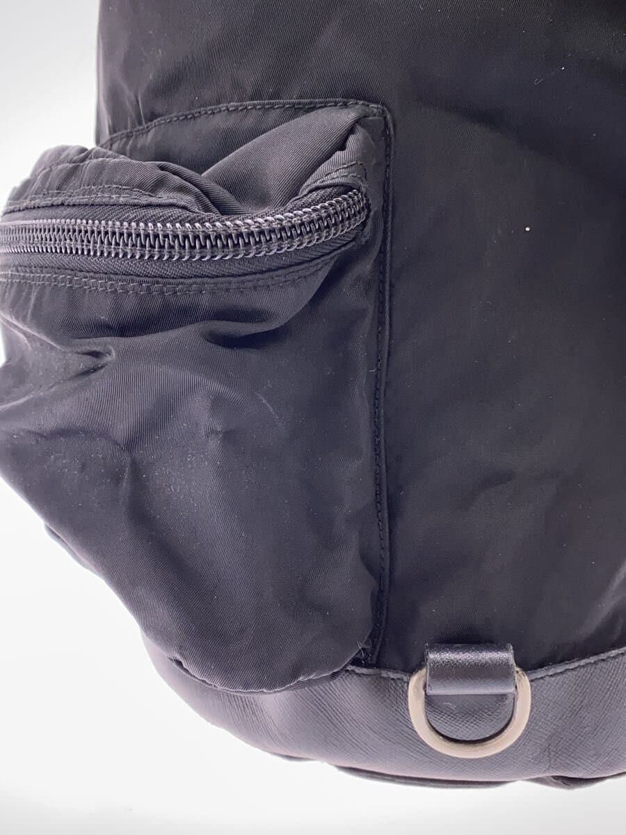 PRADA Backpack Nylon BLK V164 7
