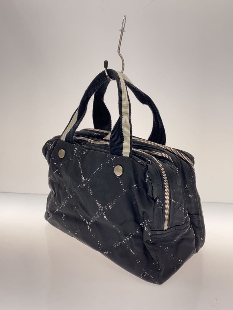 CHANEL Bag Nylon BLK All Over Pattern 2