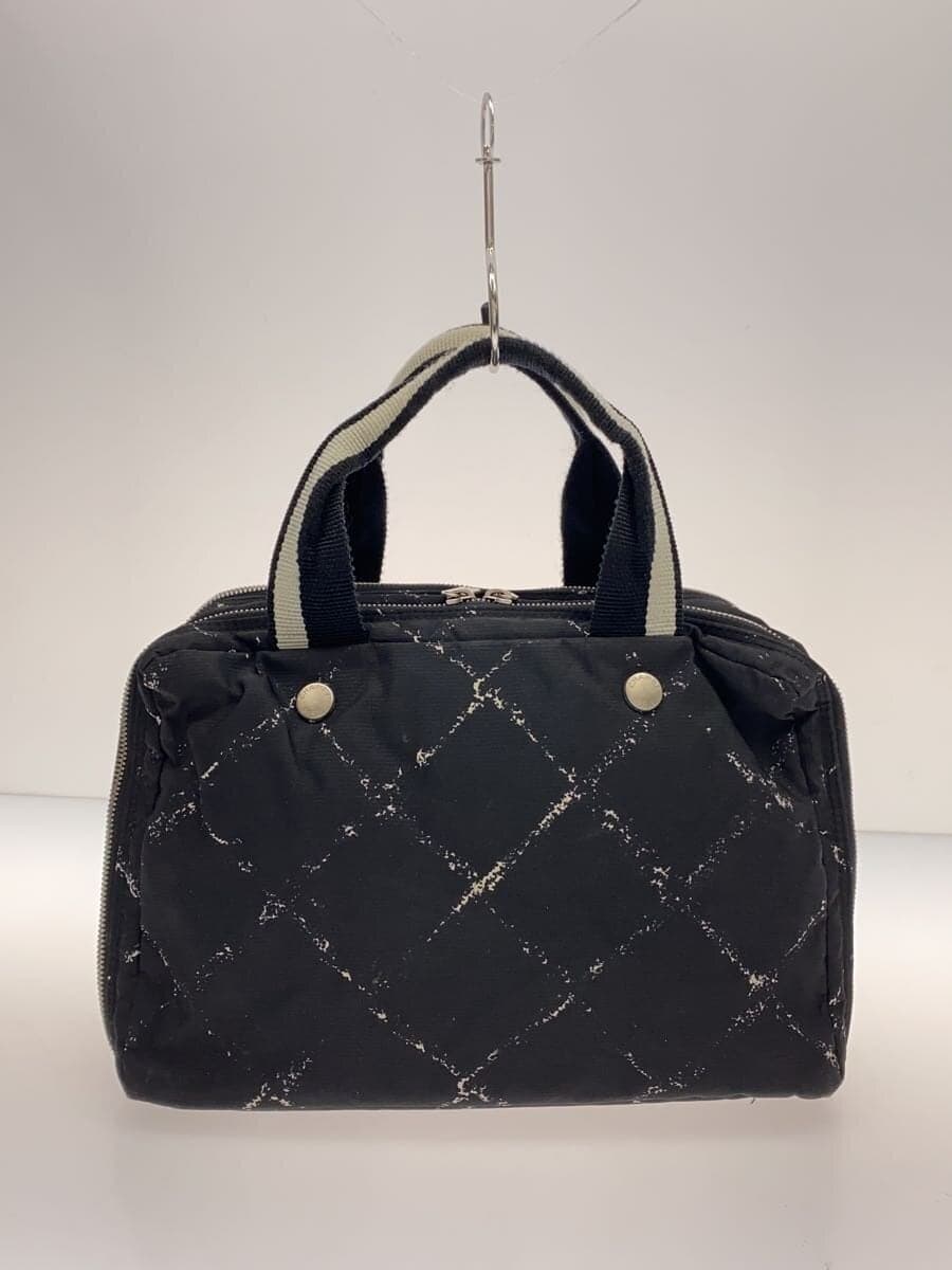 CHANEL Bag Nylon BLK All Over Pattern 3