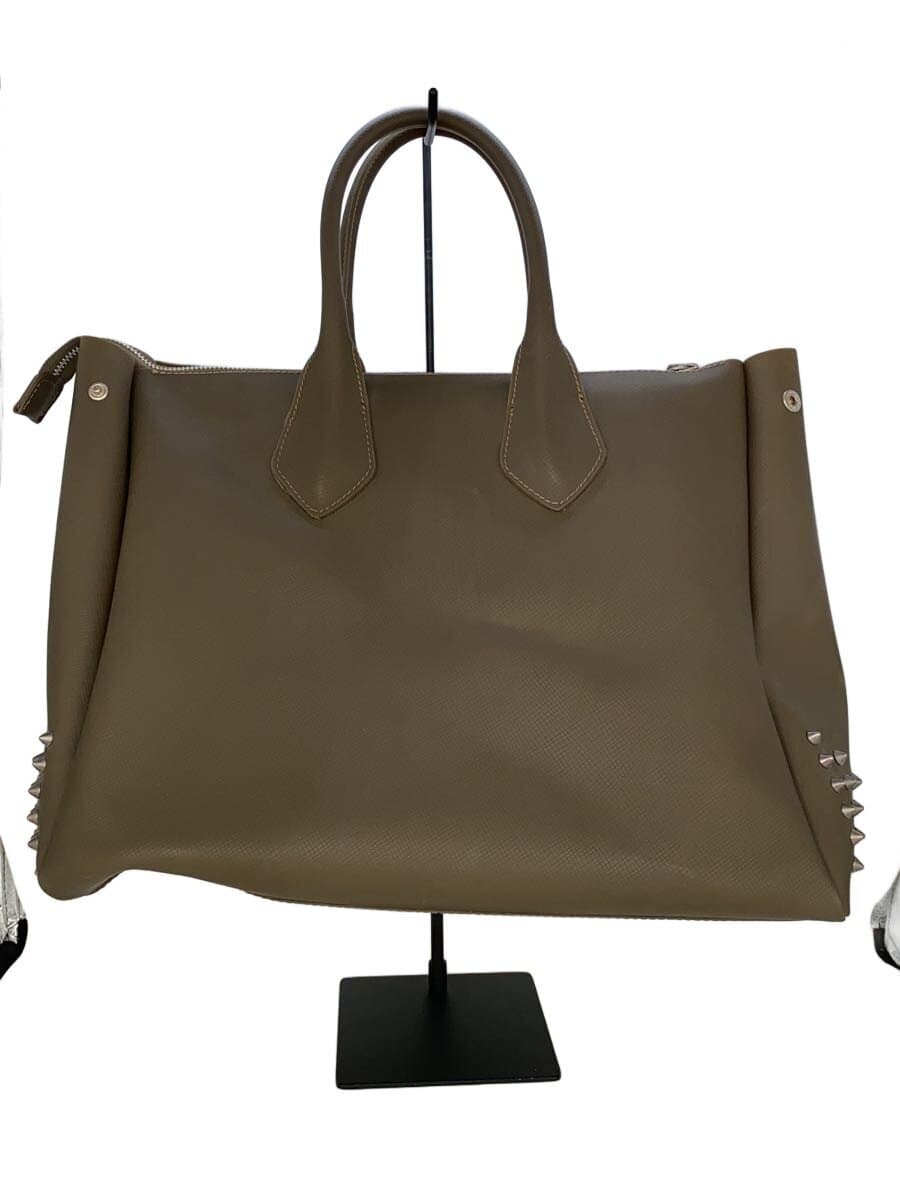 GIANNI CHIARINI Gianni Carry Ni Tote Bag PVC KHK Solid 3