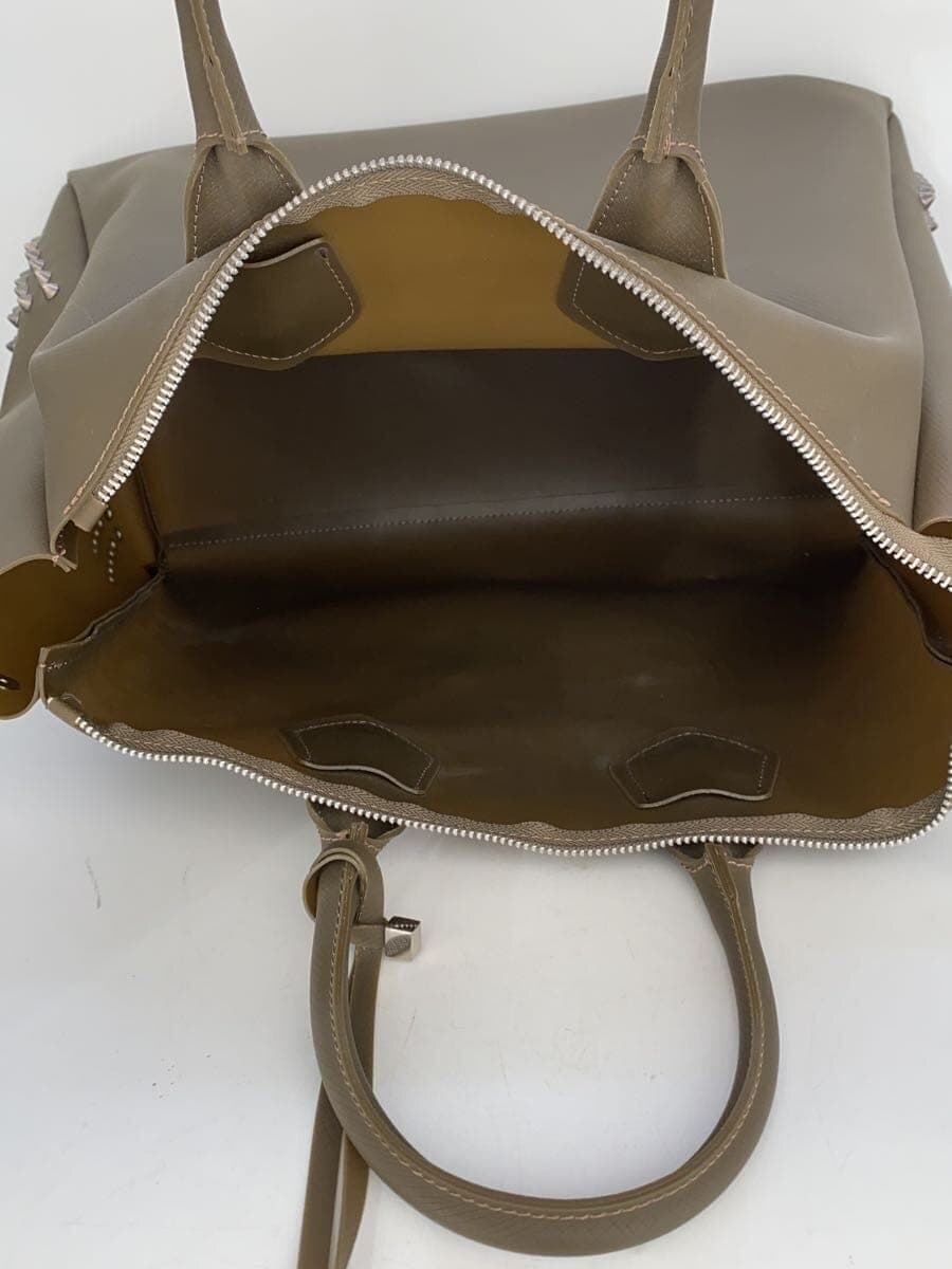 GIANNI CHIARINI Gianni Carry Ni Tote Bag PVC KHK Solid 6
