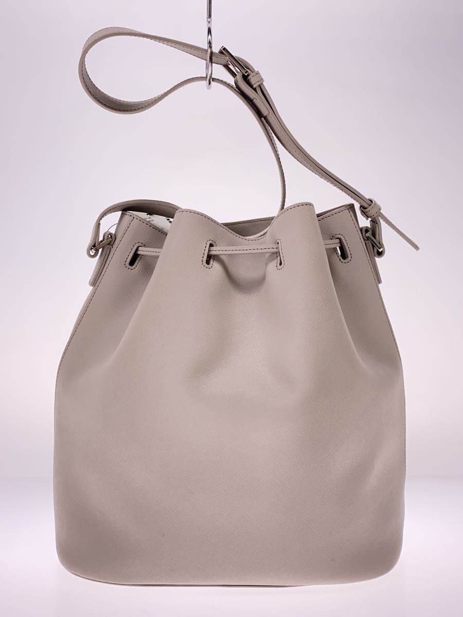 agnes b. Shoulder Bag PVC GRY 3