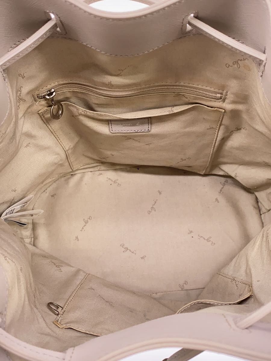 agnes b. Shoulder Bag PVC GRY 6