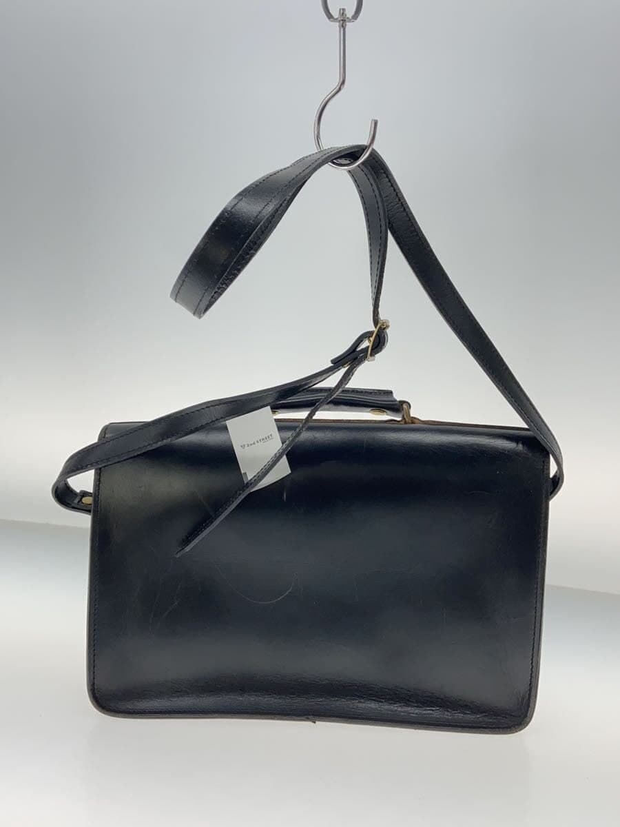 GLENROYAL Shoulder Bag Leather BLK 3