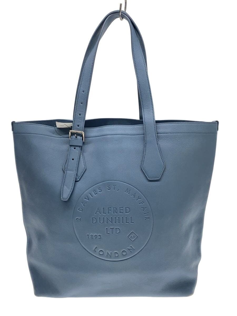 dunhill tote bag leather BLU