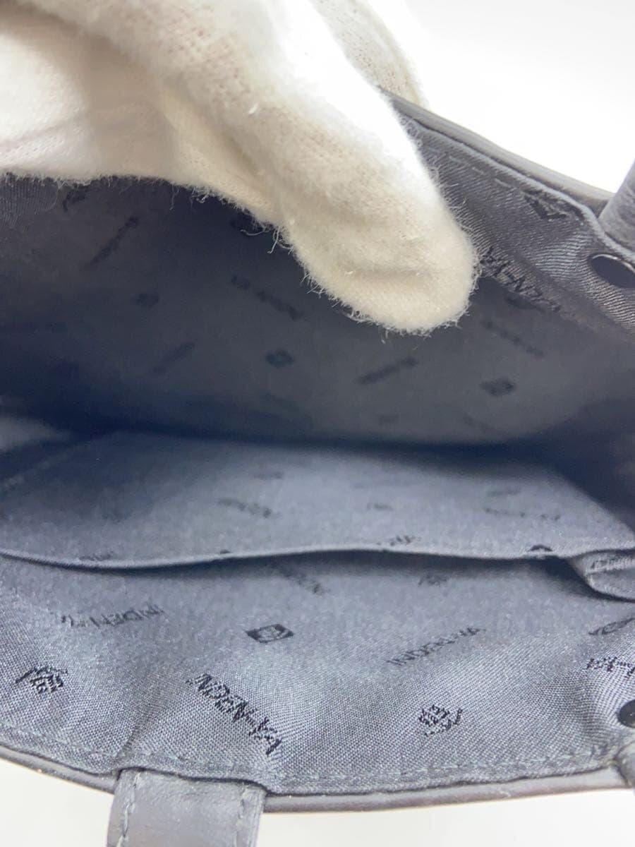 Inden-ya (INDEN-YA)Handbag Leather RED All Over Pattern 6