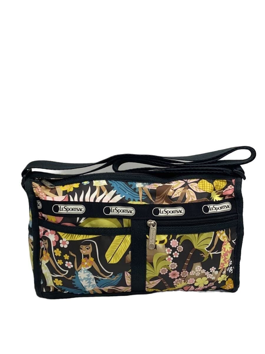 LESPORTSAC Shoulder Bag Polyester Multicolor All Over Pattern