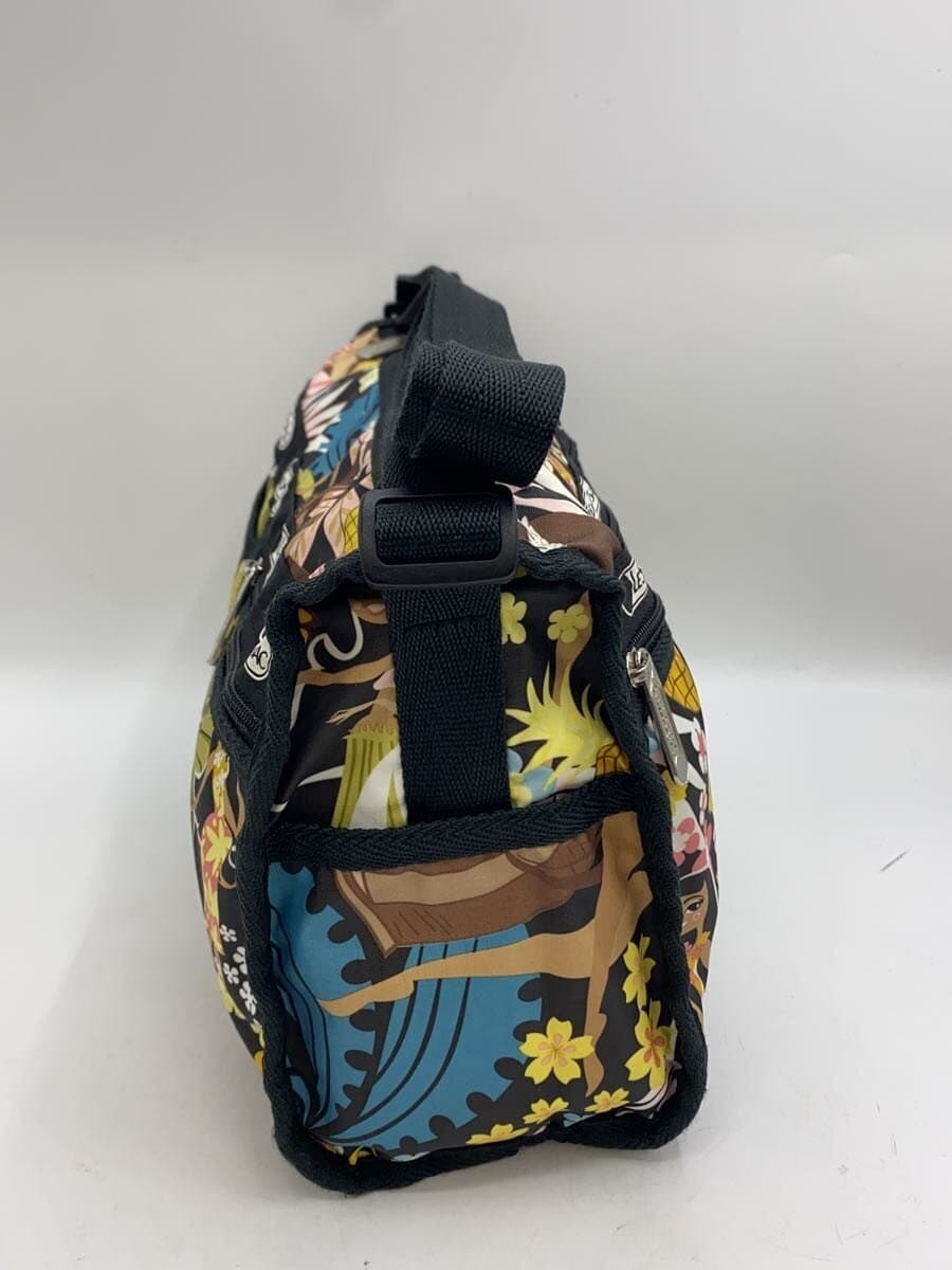 LESPORTSAC Shoulder Bag Polyester Multicolor All Over Pattern 2