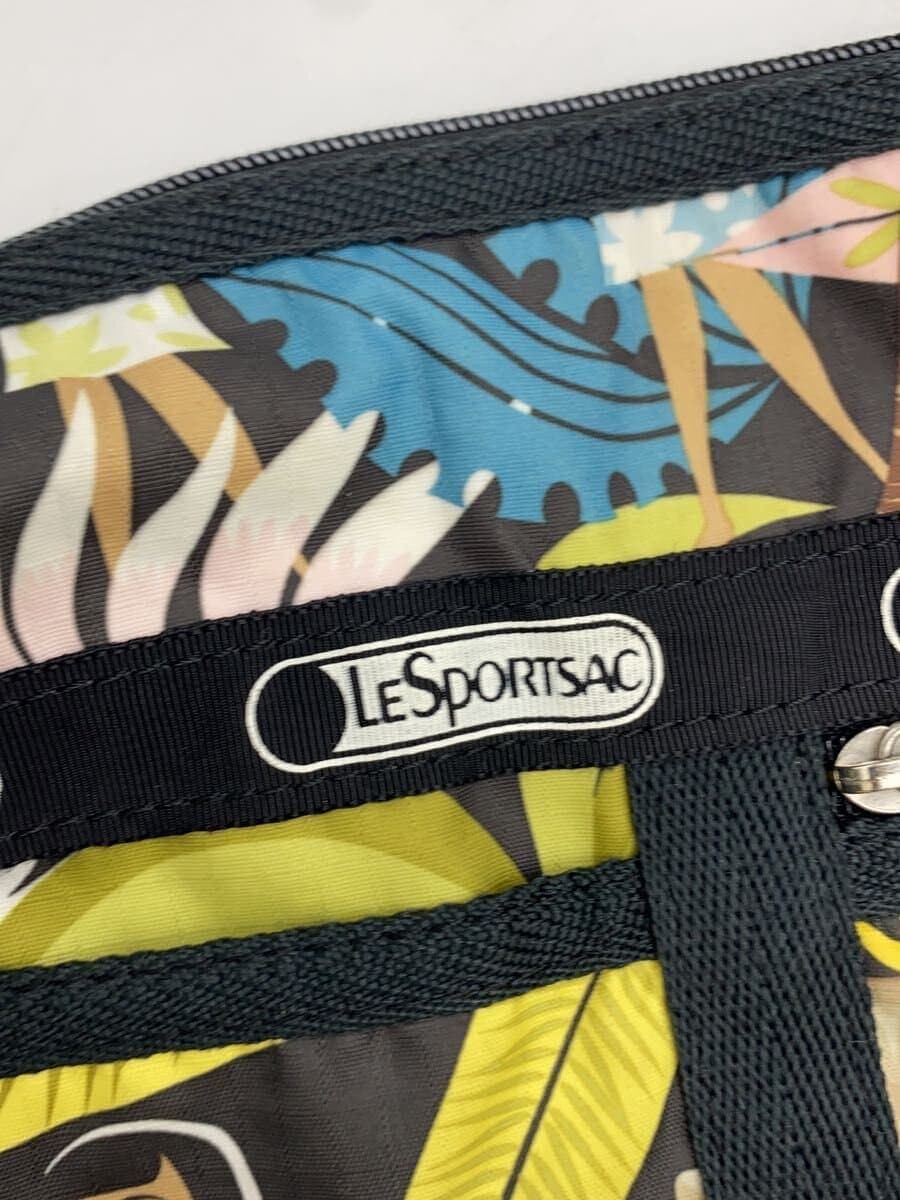 LESPORTSAC Shoulder Bag Polyester Multicolor All Over Pattern 5