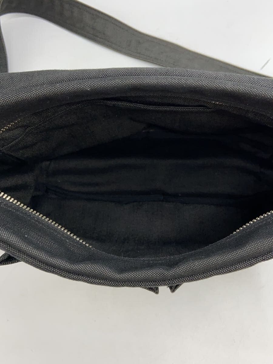 PORTER Shoulder Bag Canvas GRY Solid 592-06582 Corner Scuff 6