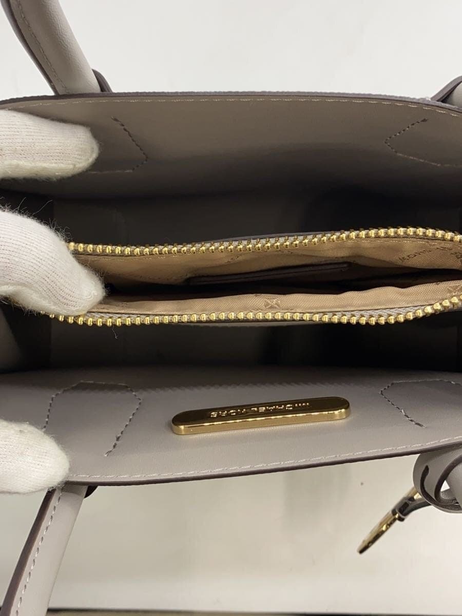 MICHAEL KORS Shoulder Bag Leather GRY All Over Pattern 35F3GM9M2B 6