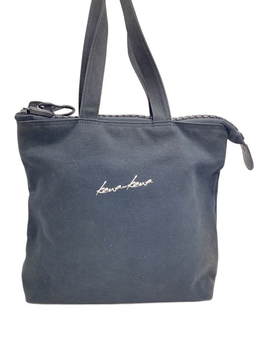 kawa-kawa Tote Bag -- BLK Shows general signs of wear