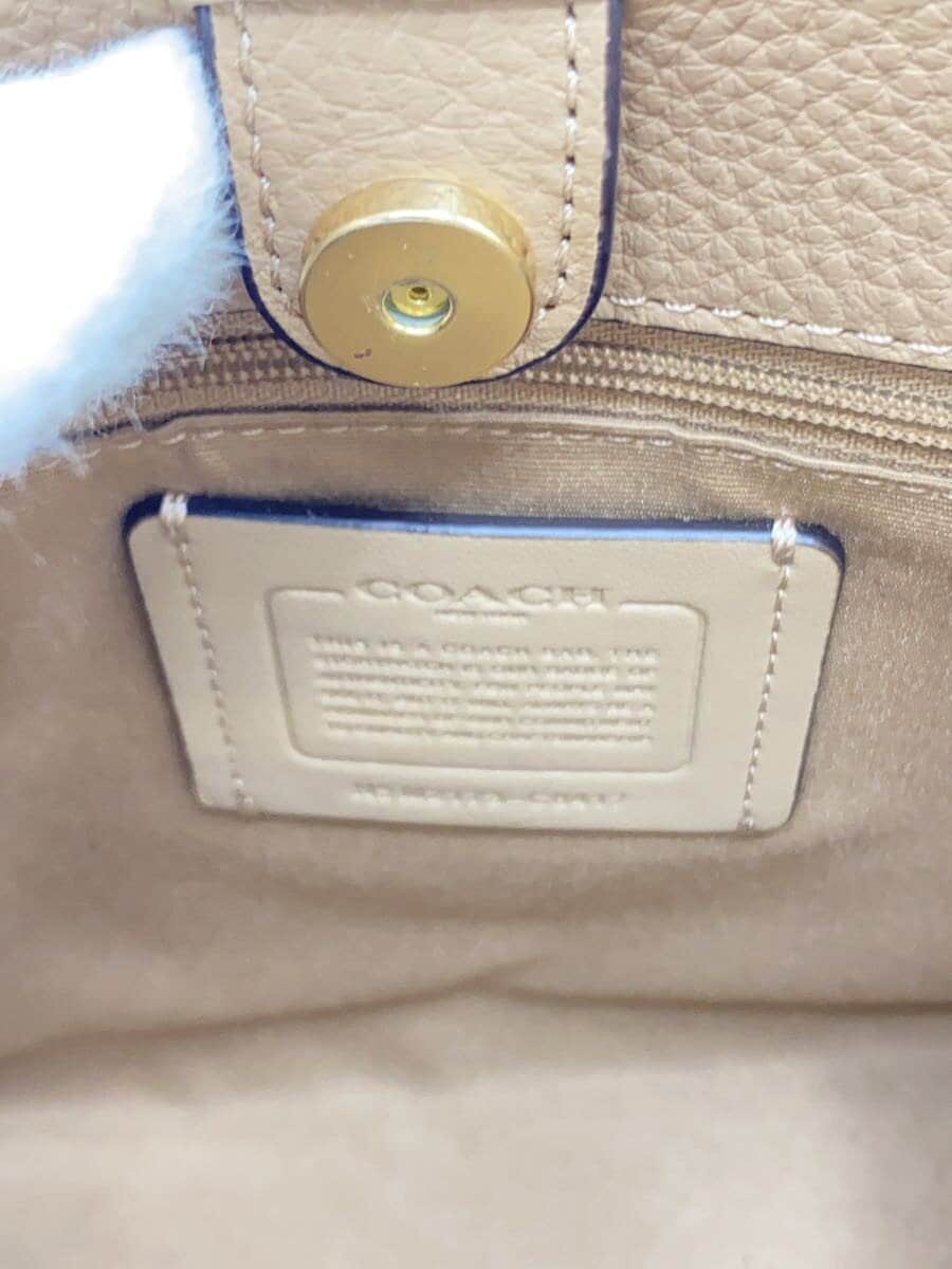 COACH Demps Tote 22 Tote Bag Canvas CRM C8417 5