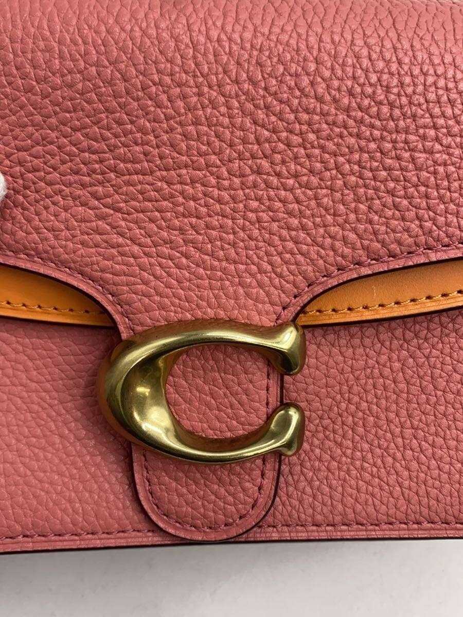 COACH Chain Clutch Shoulder Bag Leather PNK Solid 76199 5