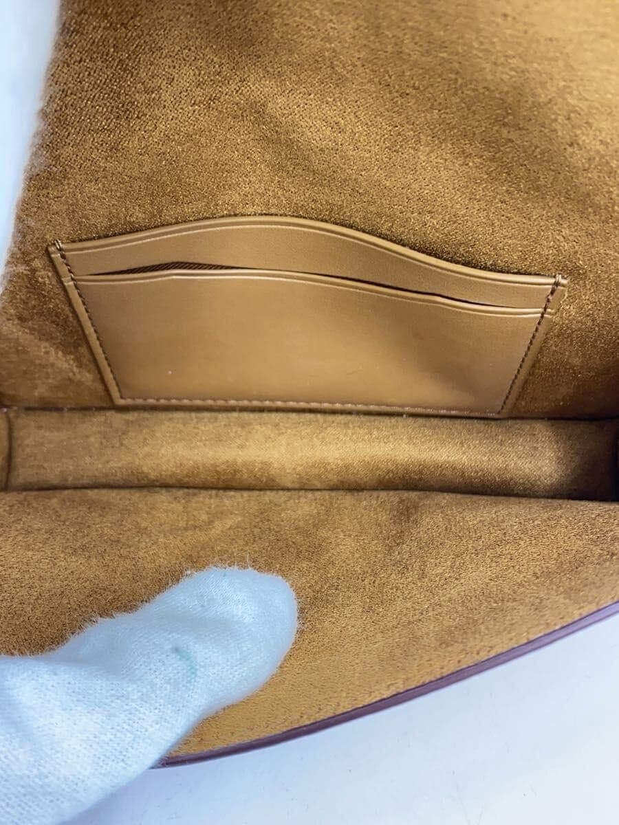 COACH Chain Clutch Shoulder Bag Leather PNK Solid 76199 6