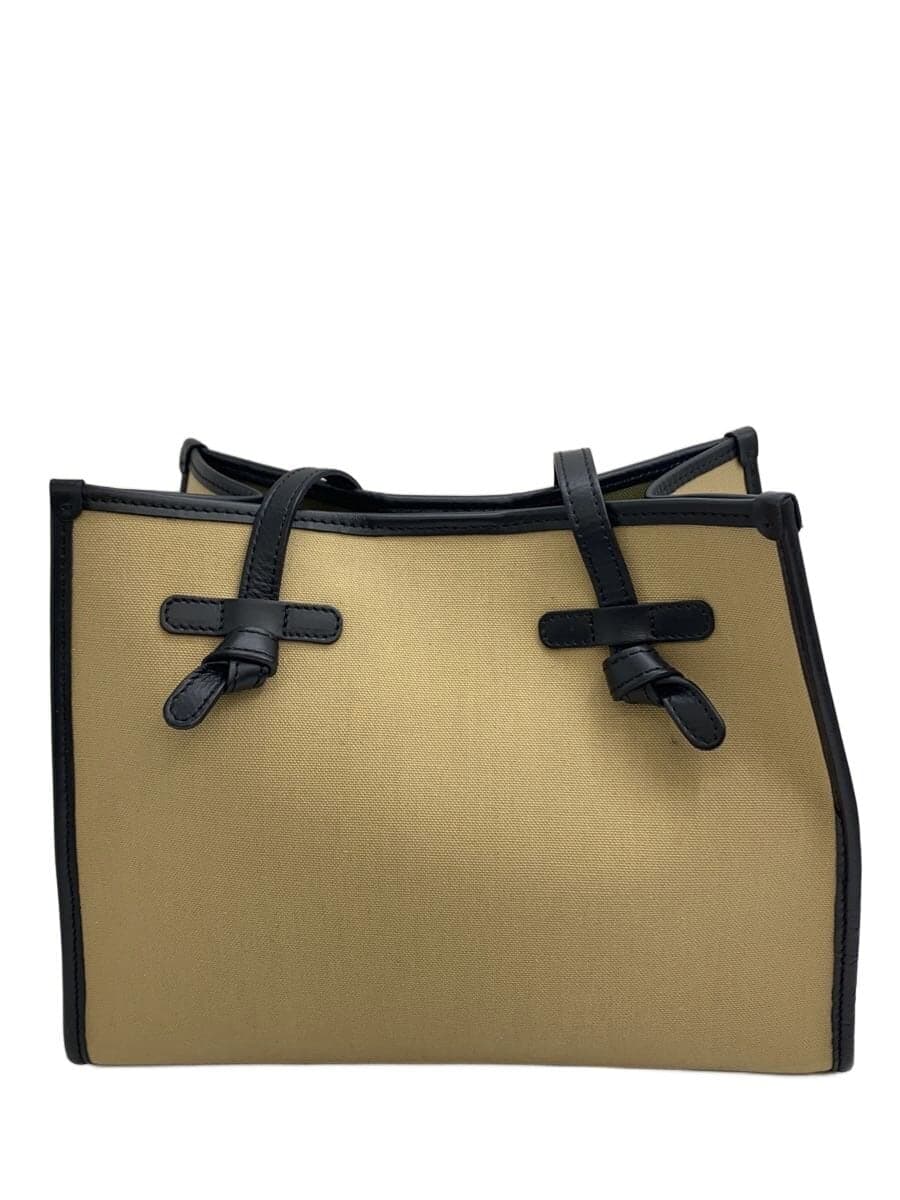 GIANNI CHIARINI Tote Bag Canvas Beige Plain