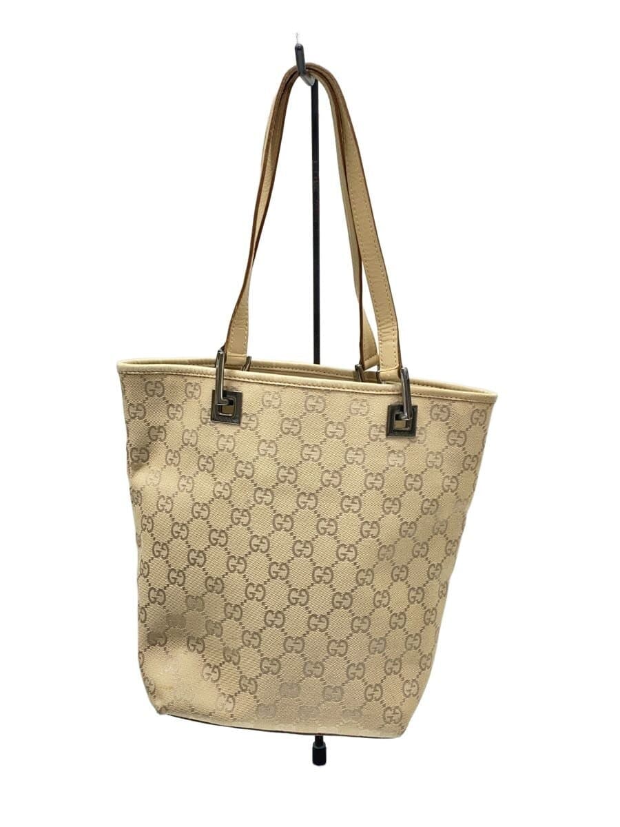 GUCCI tote bag canvas BEG 31244 002058