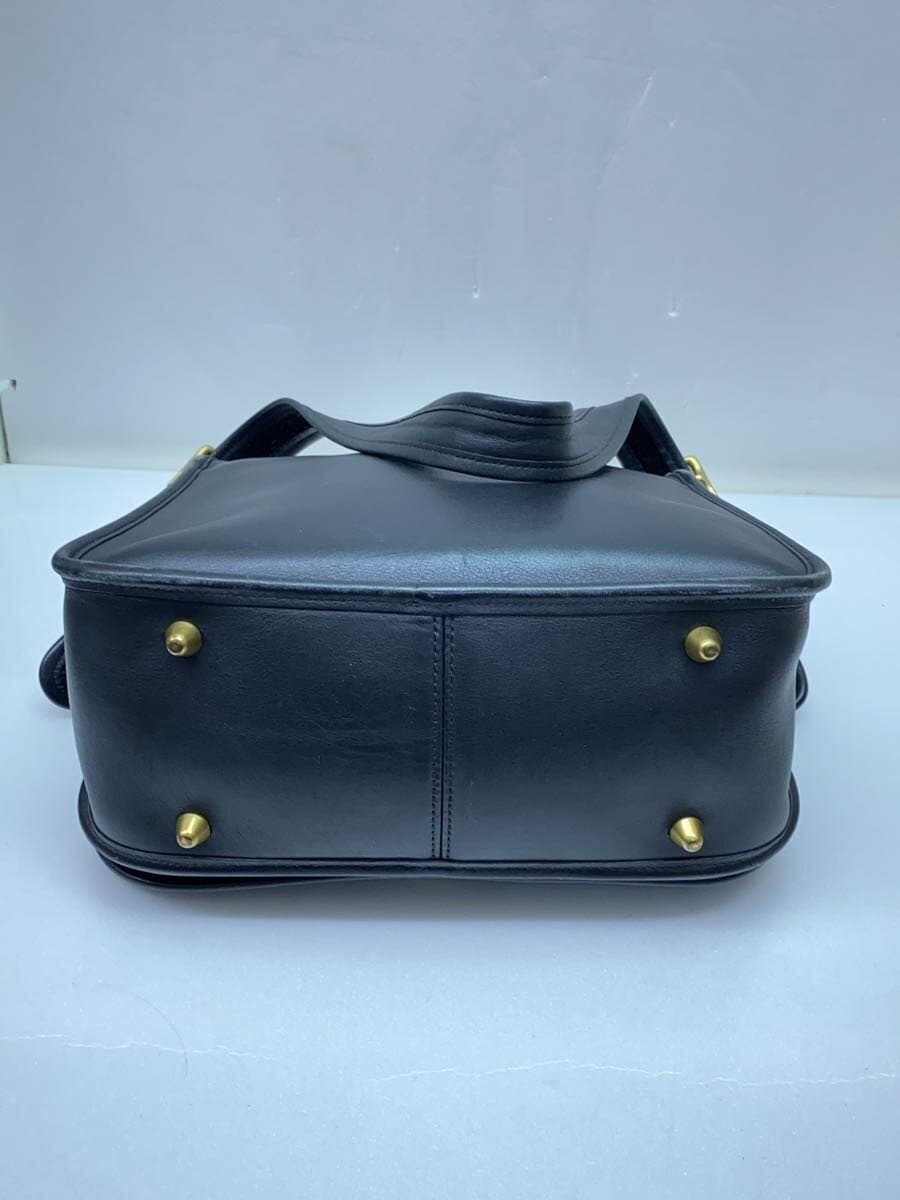 COACH Shoulder Bag Leather Black 09525 4