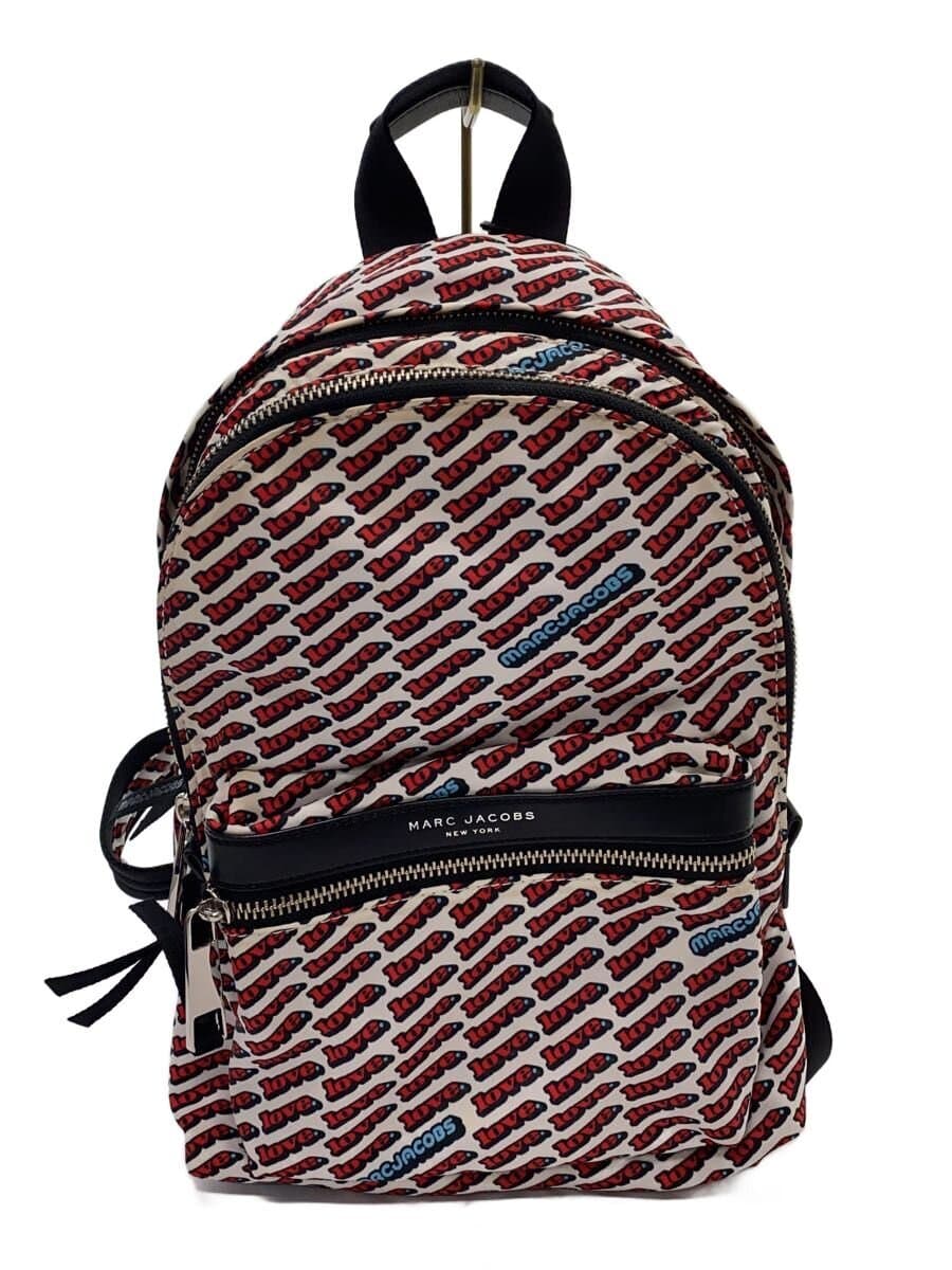 MARC JACOBS backpack nylon WHT all-over pattern M0014033
